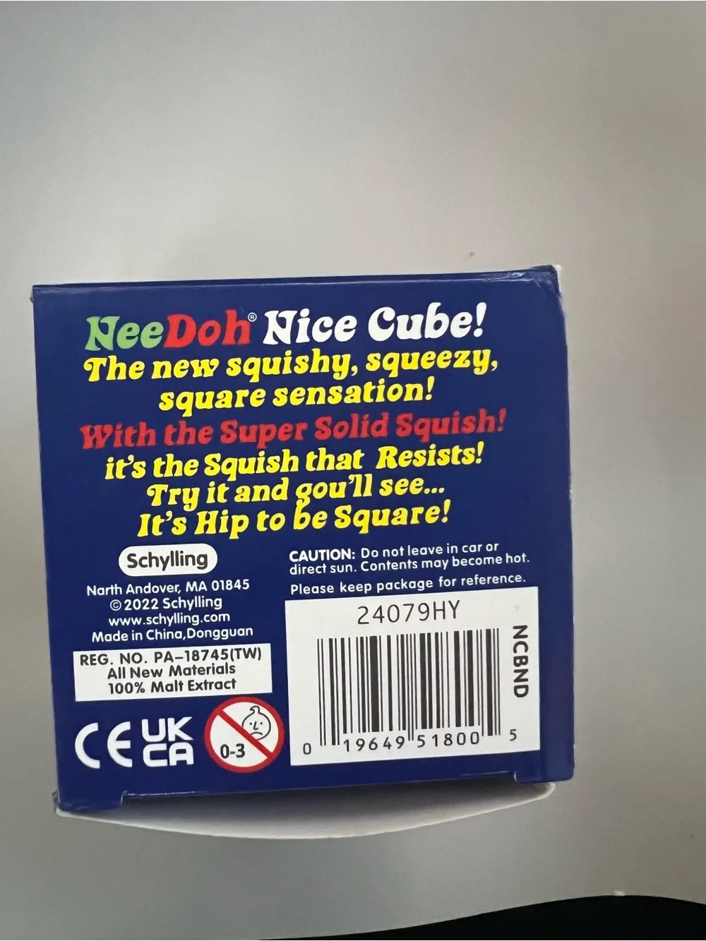 Pepsi Blue NeeDoh Nice Cube Stress Toy